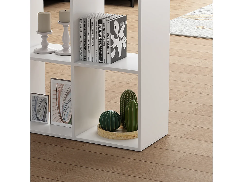 Treppenregal weiß 103.5x29x144 aramis