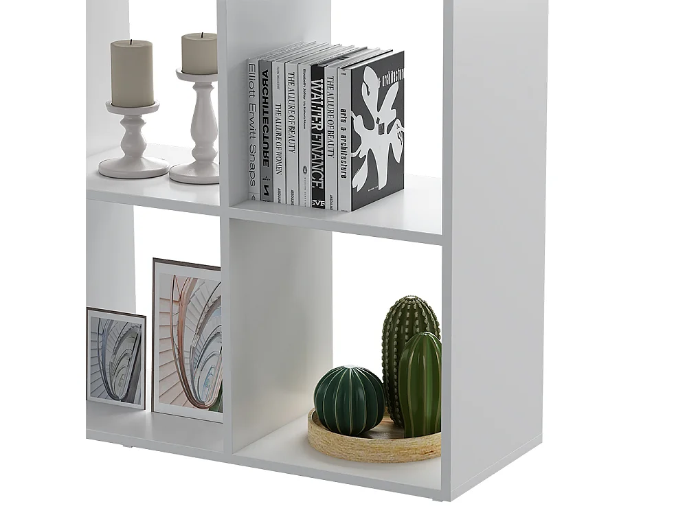 Treppenregal weiß 103.5x29x144 aramis