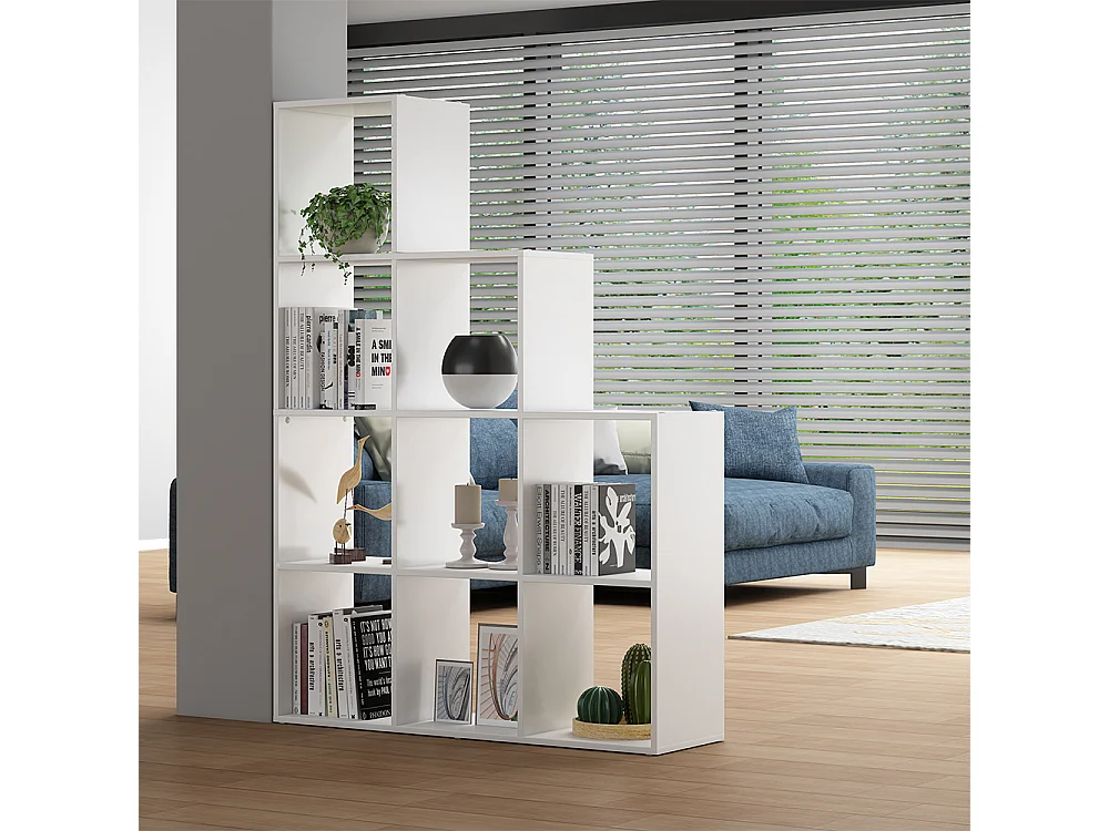 Étagère blanc 103.5x29x144 aramis