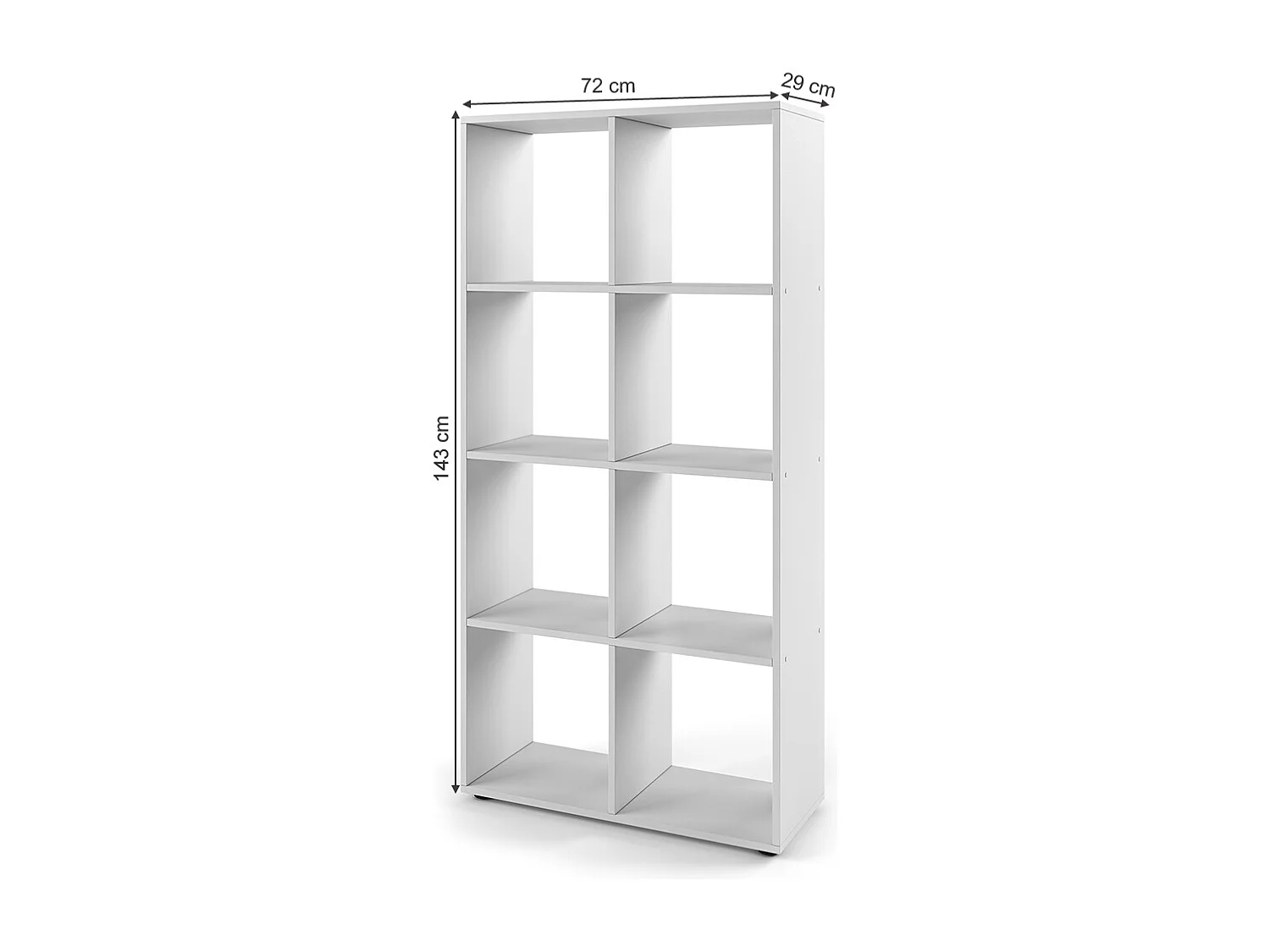 Séparateur despace blanc 143x29x72 scutum