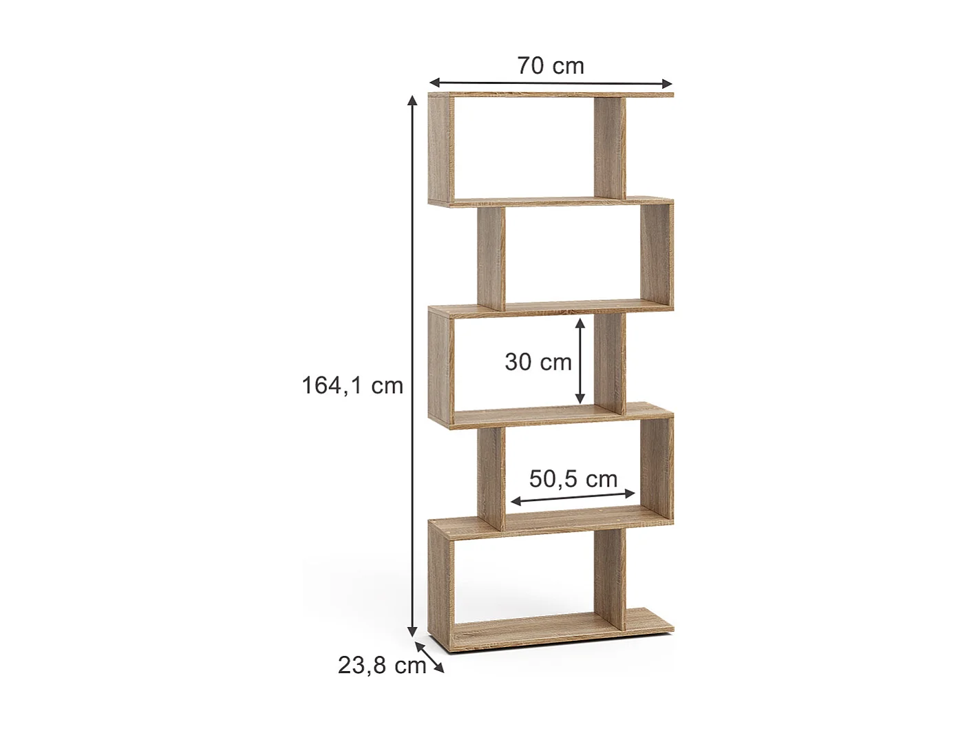 Room Divider sonoma 70x23.8x164.1 levio