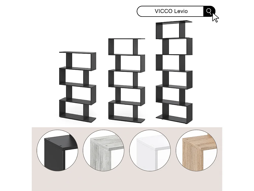 Room Divider sonoma 70x23.8x164.1 levio