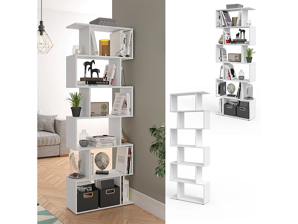 Separador de ambientes blanco 70x23.8x192.2 levio