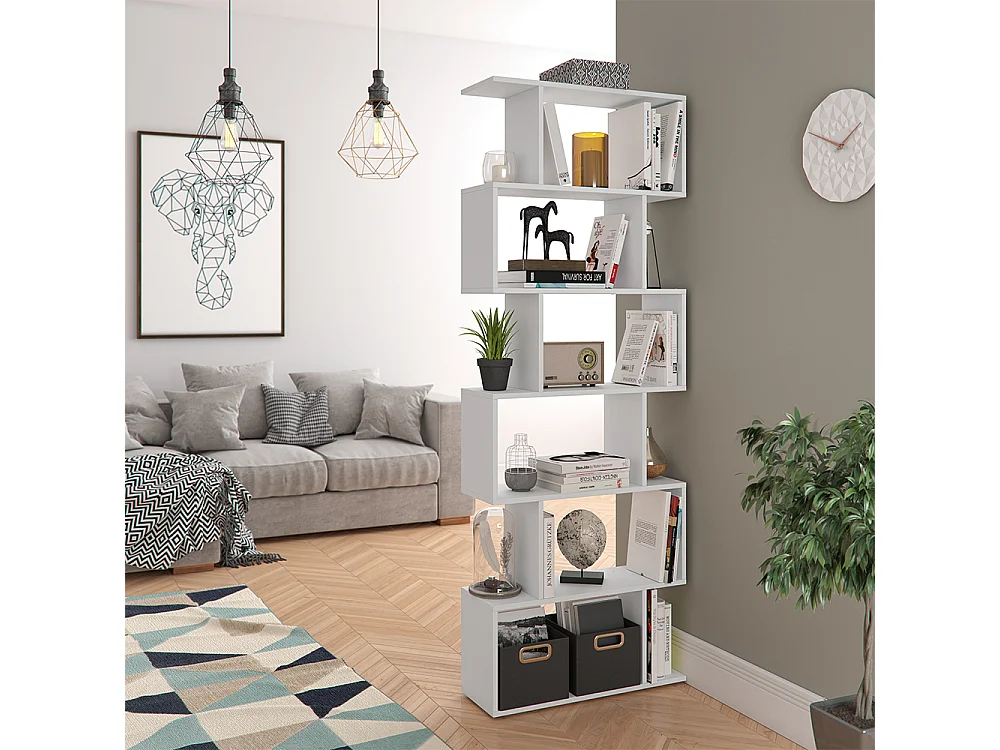 Séparateur despace blanc 70x23.8x192.2 levio