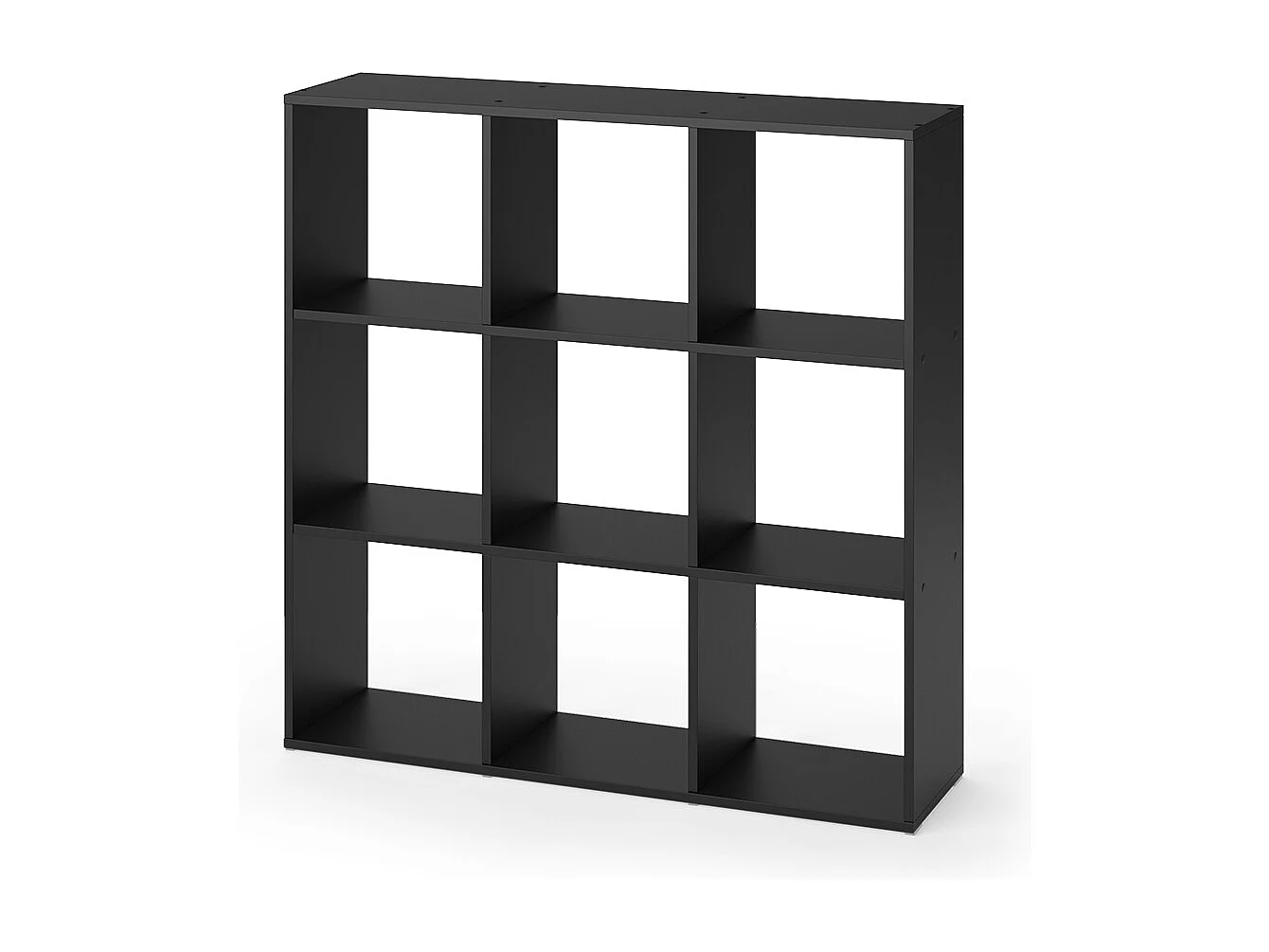 Meuble de rangement cube noir 104x29x108 nove