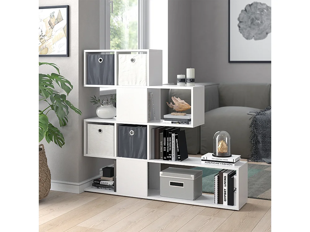 Separador de ambientes blanco 124.4x26x113 hylda