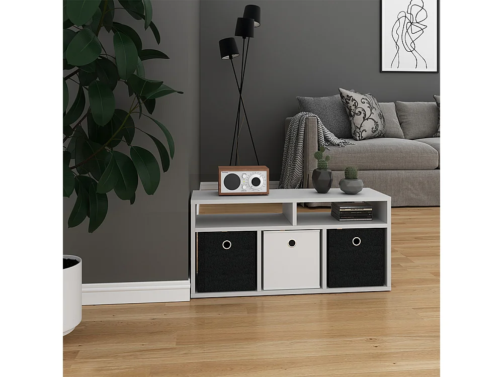 Separador de ambientes blanco 84.4x26x39 hylda