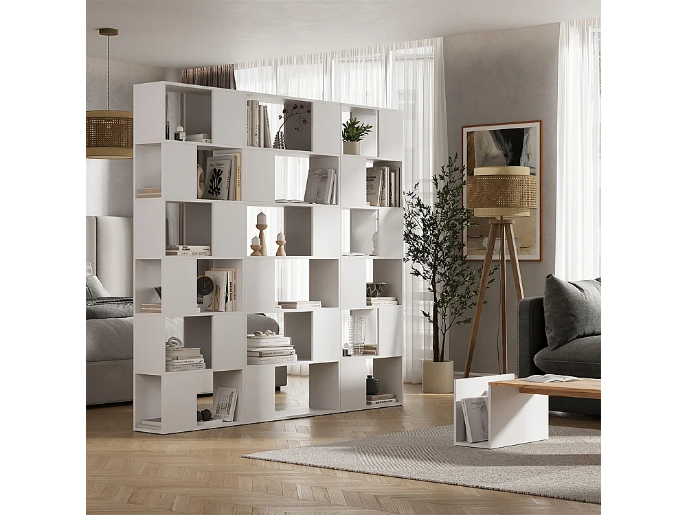 Raumteiler weiß 60x24x186 eneos