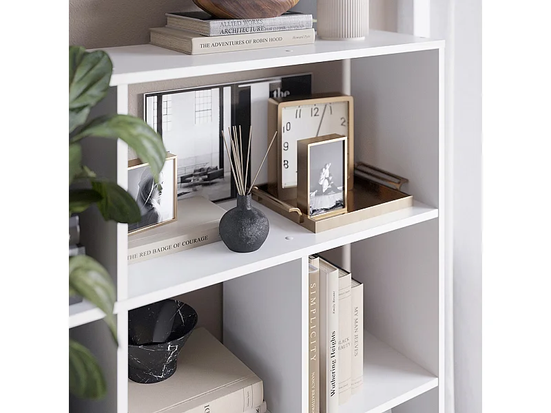 Meuble de rangement cube blanc 107.2x29x107.8 nove