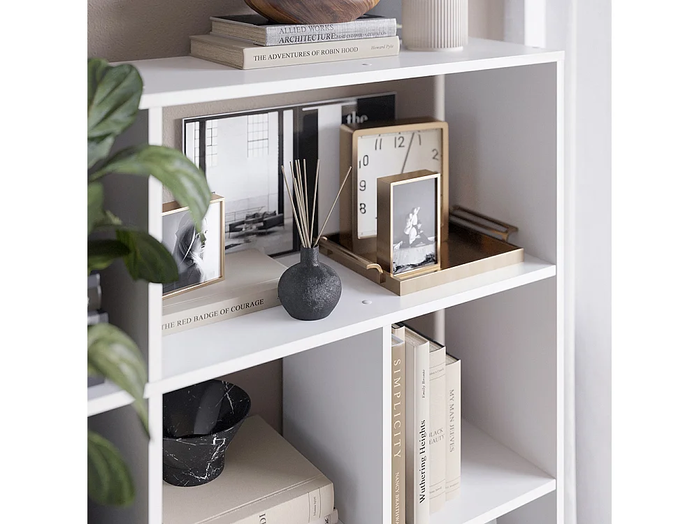 Meuble de rangement cube blanc 107.2x29x107.8 nove