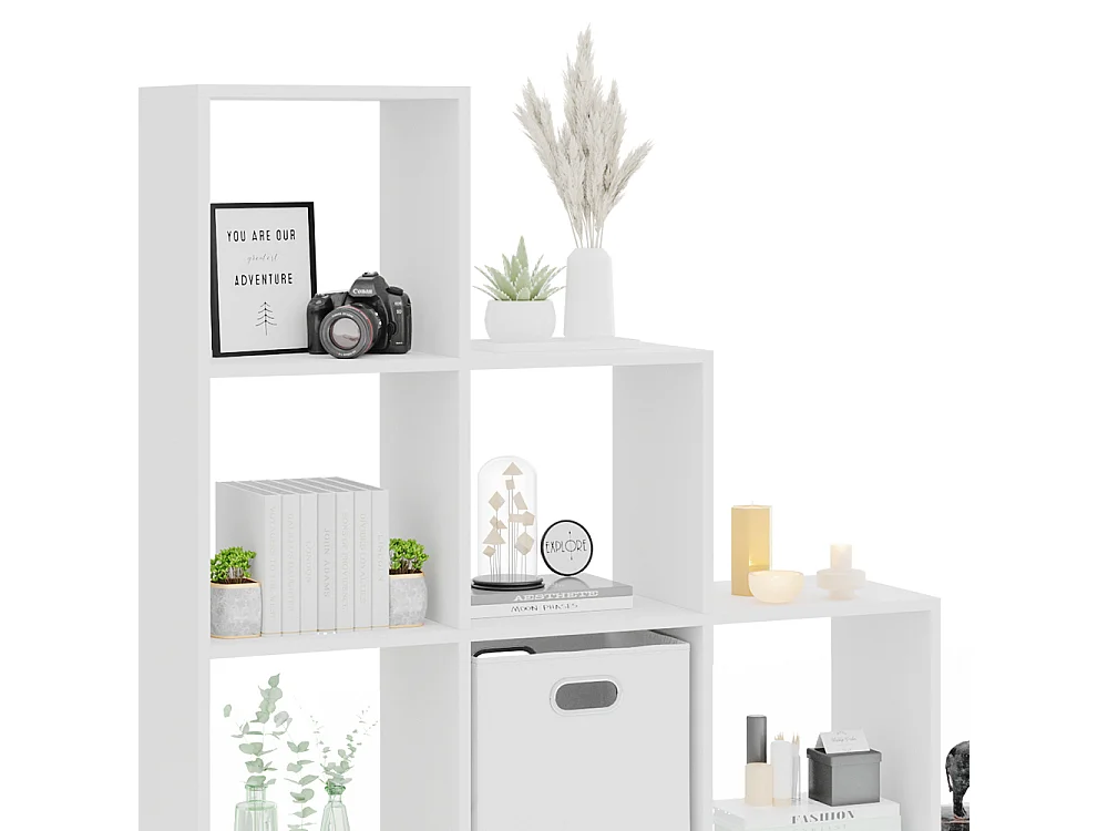 Étagère blanc 142.5x29x140