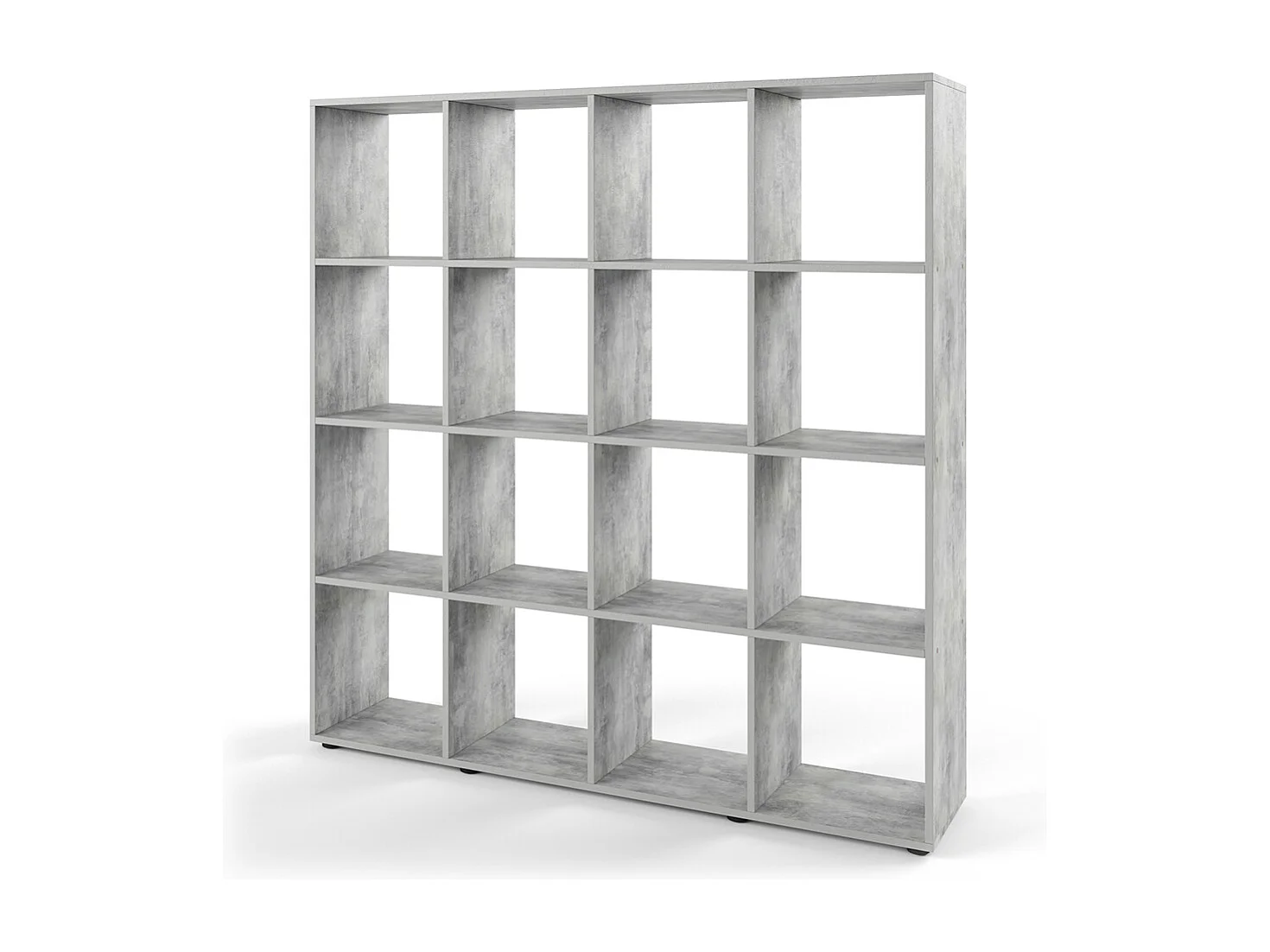 Meuble de rangement cube gris 138.5x29x142.5 karree