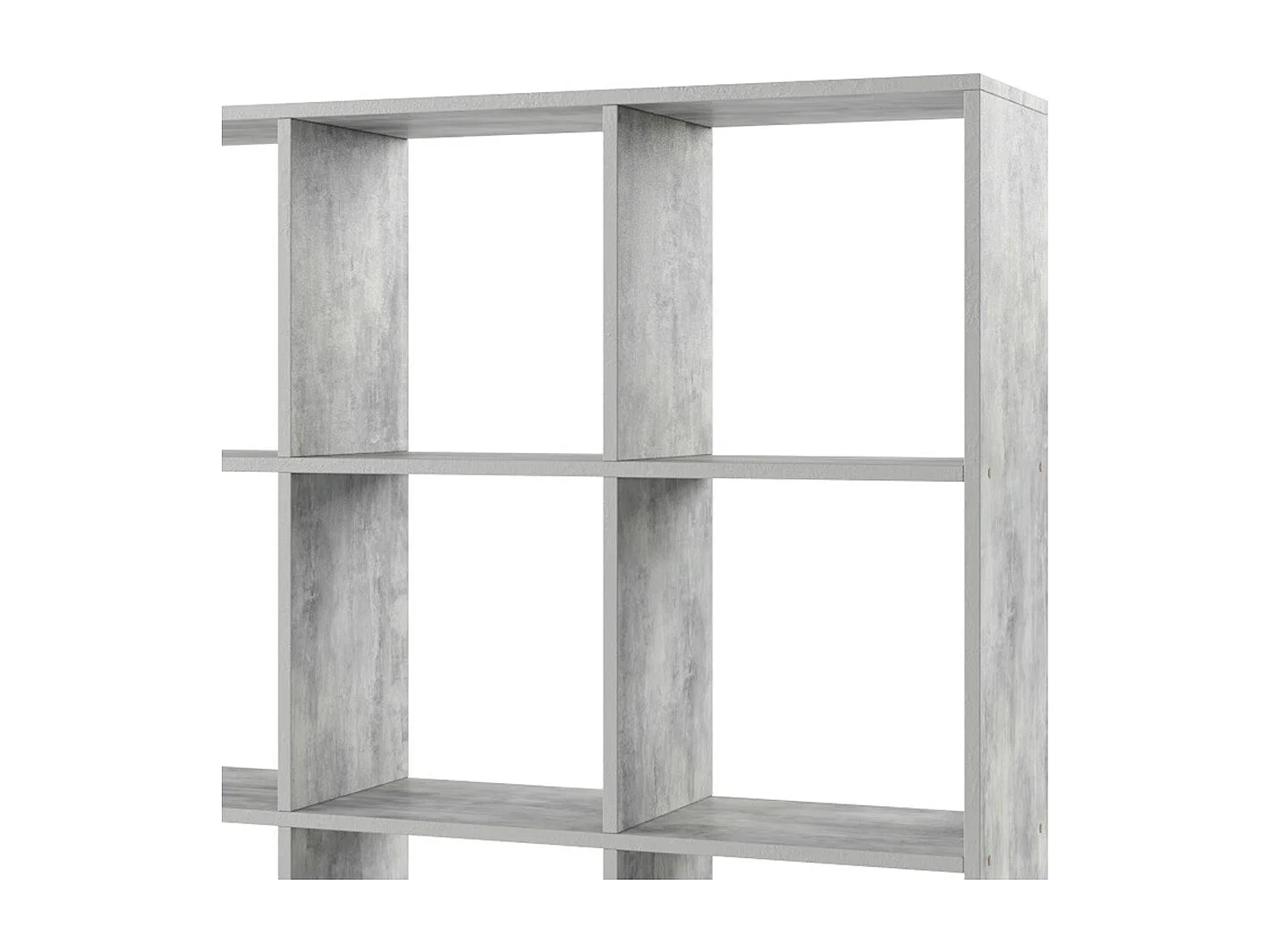 Meuble de rangement cube gris 138.5x29x142.5 karree