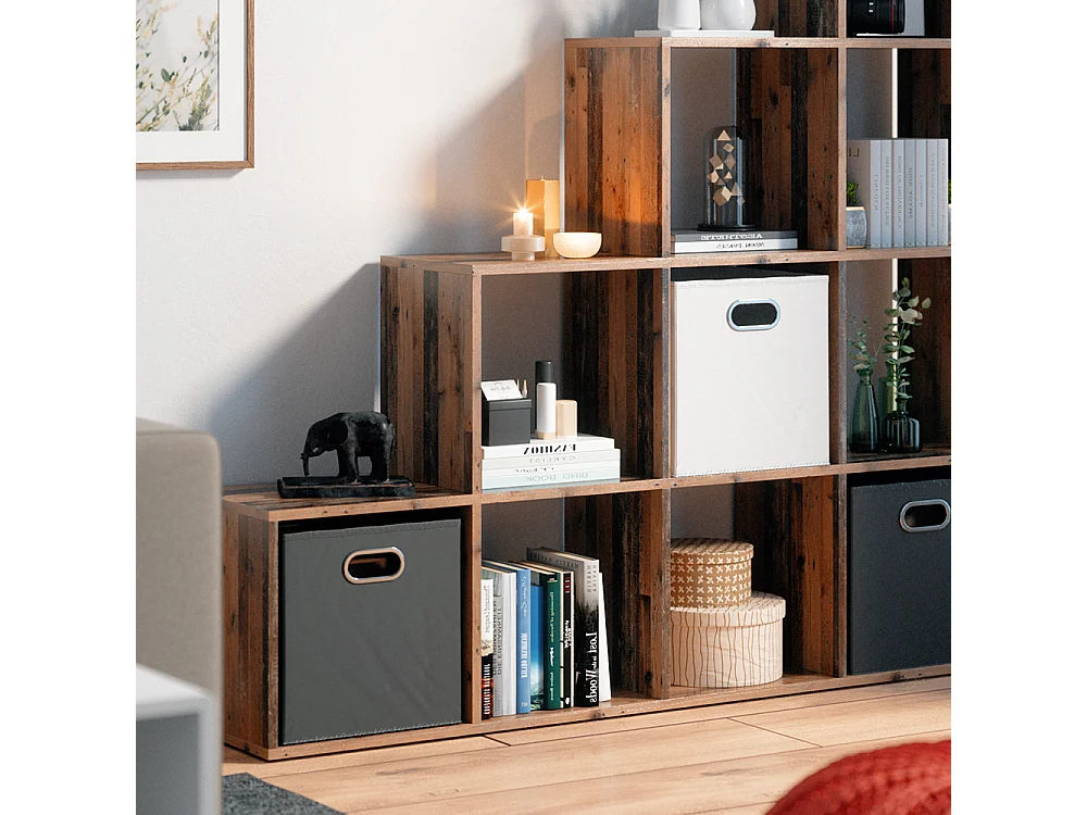 Étagère bois antique 142.5x29x140