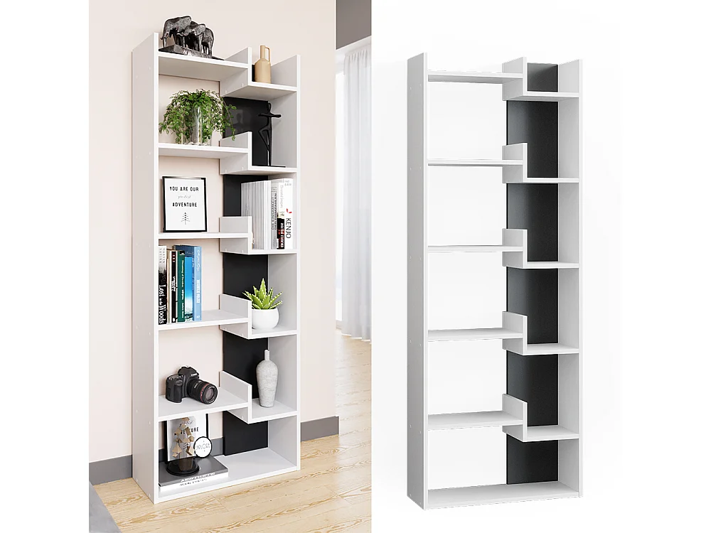 Raumteiler anthrazit 61x22.1x160.2 fico