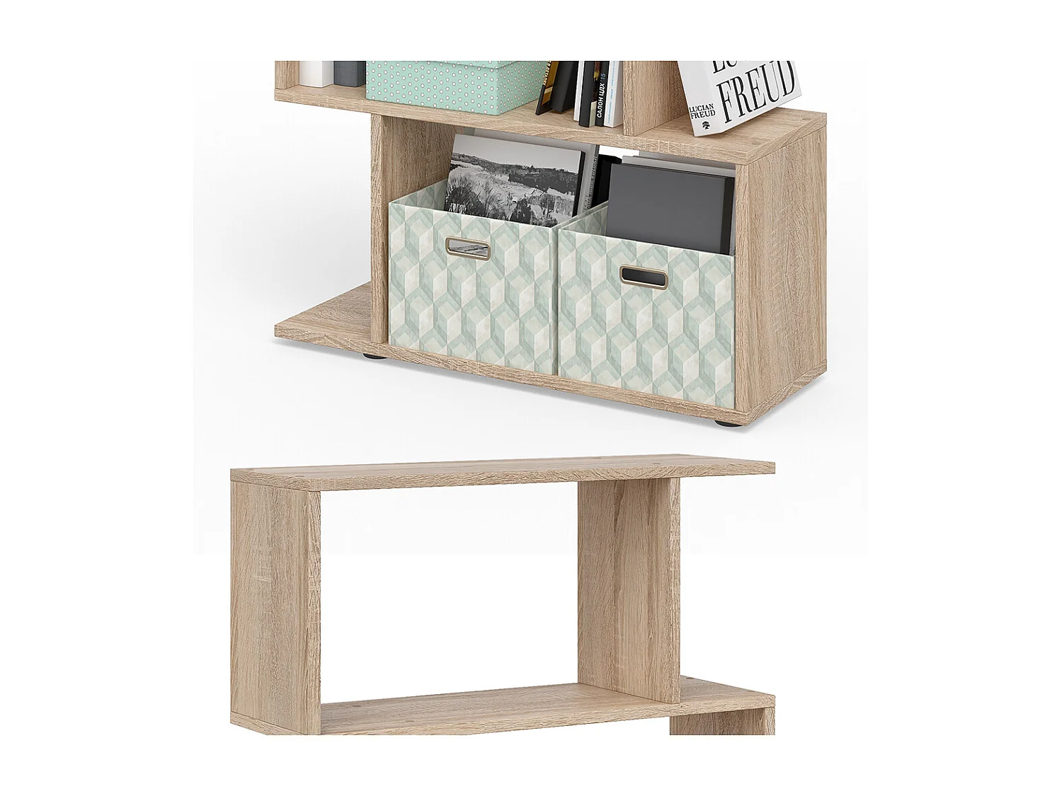 Separador de ambientes sonoma 70x23.8x97.4 levio