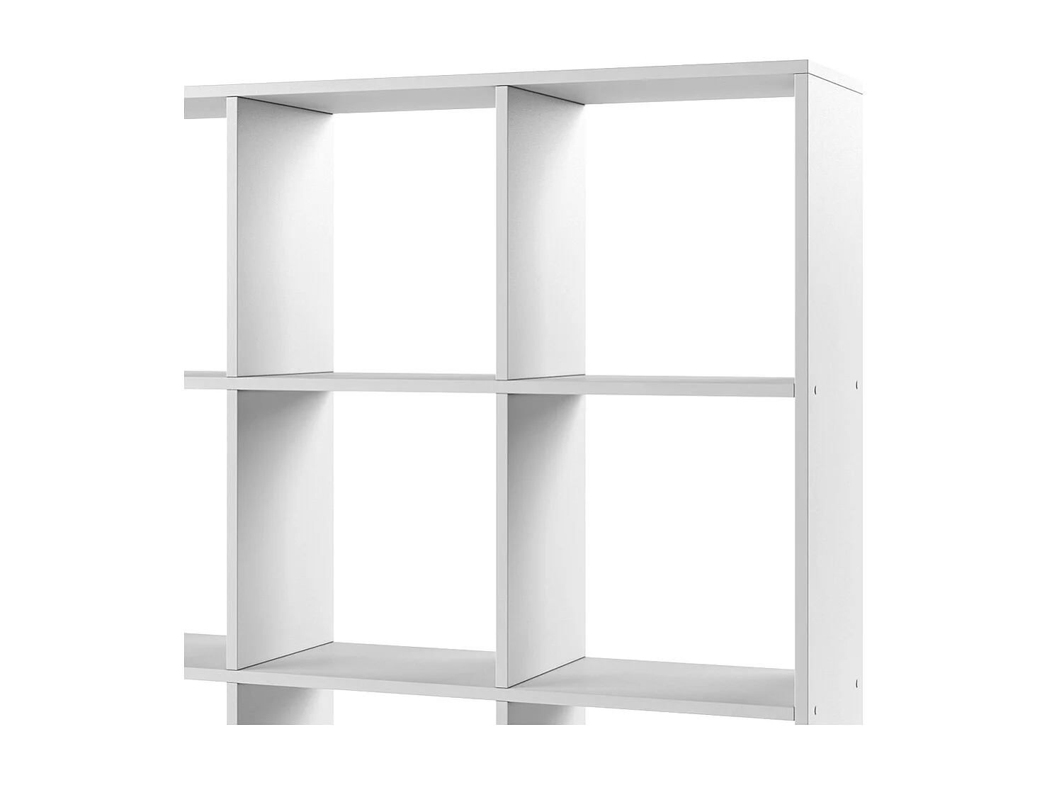 Meuble de rangement cube blanc 138.5x29x142.5 karree