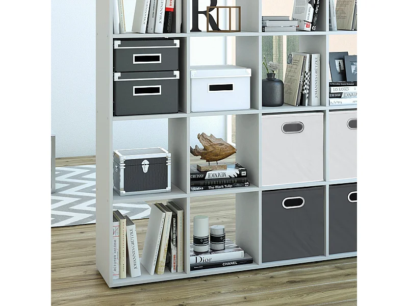 Room Divider biały 138.5x29x142.5 karree