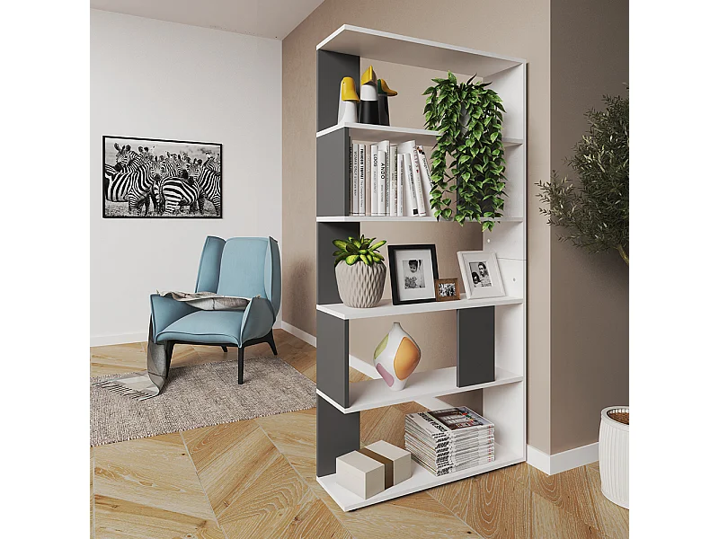 Divisorio per ambienti antracite 80x23.6x162.6