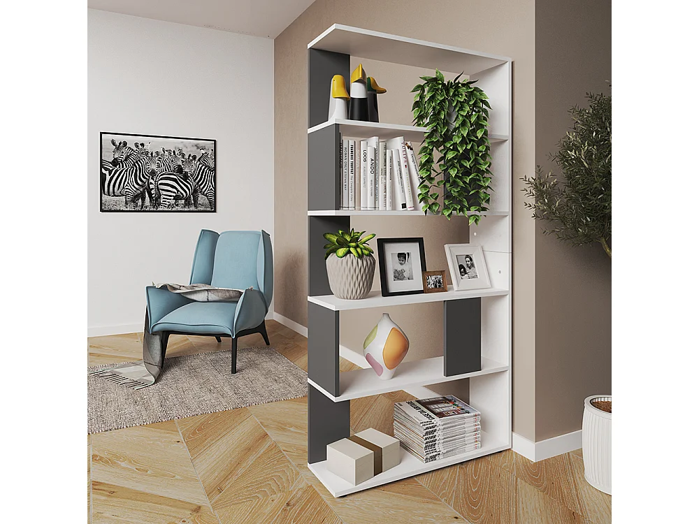 Séparateur despace anthracite 80x23.6x162.6