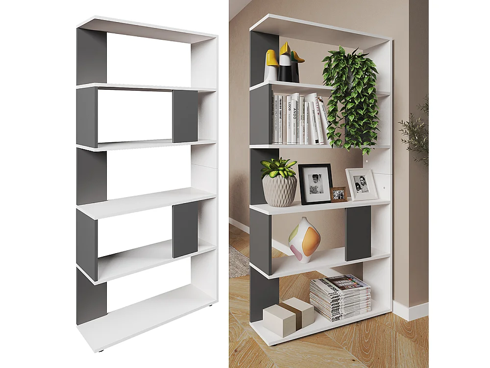 Séparateur despace anthracite 80x23.6x162.6