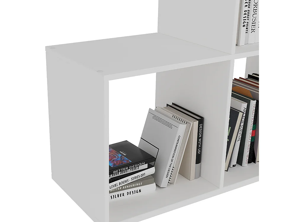 Scaffale per scale bianco 104x29x108 theresa