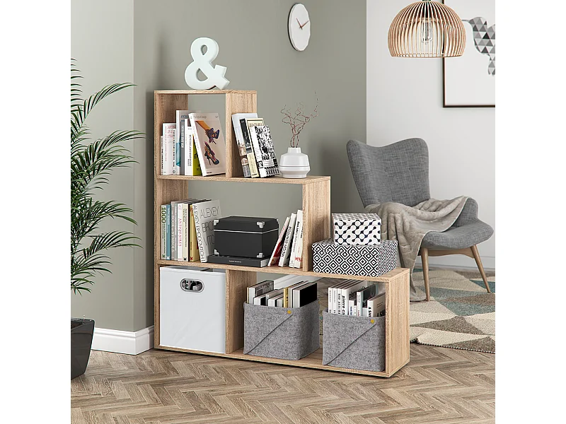 Treppenregal sonoma 116.8x29x123.2