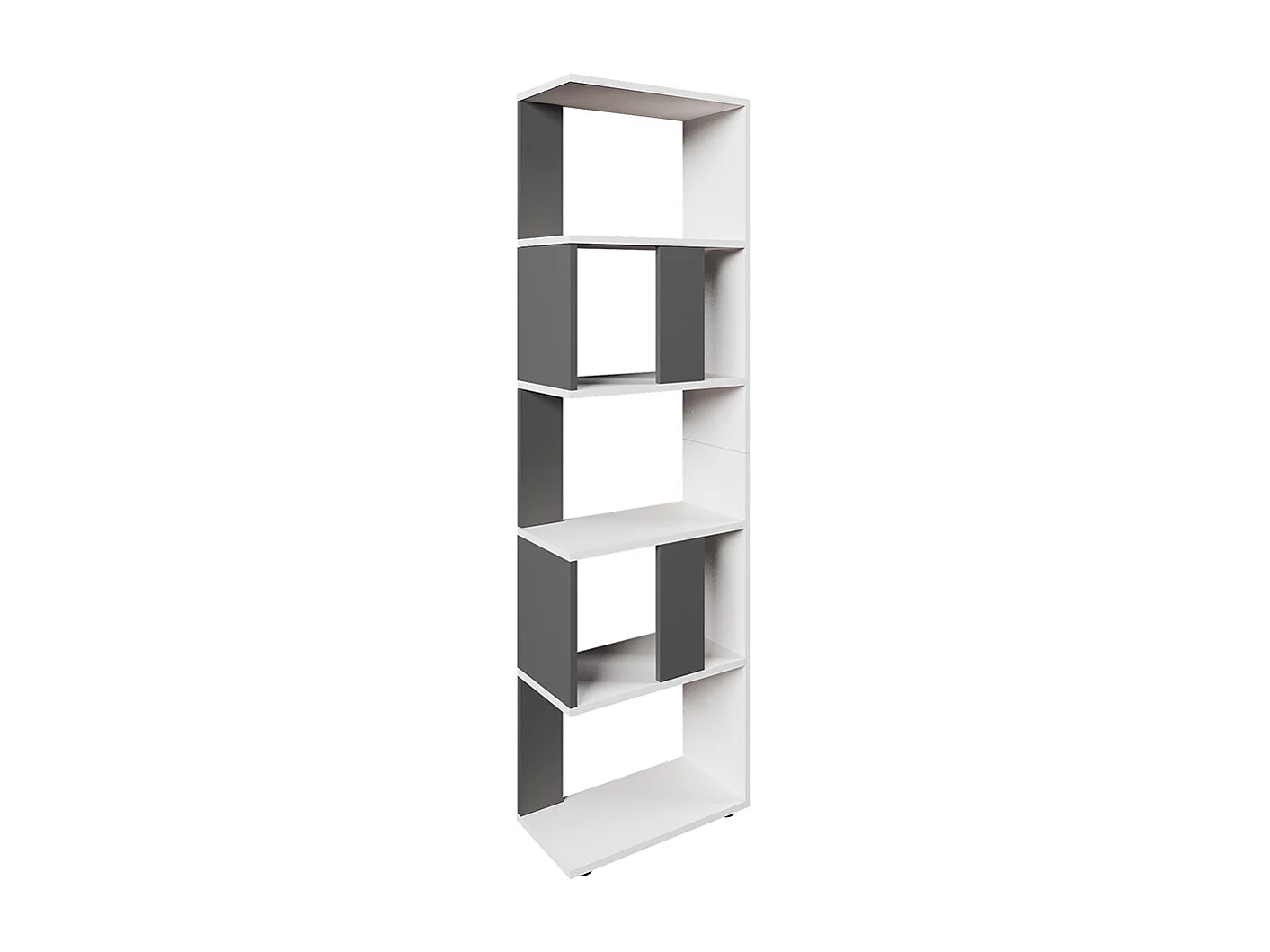 Room divider anthracite/white 45x23.6x162.6