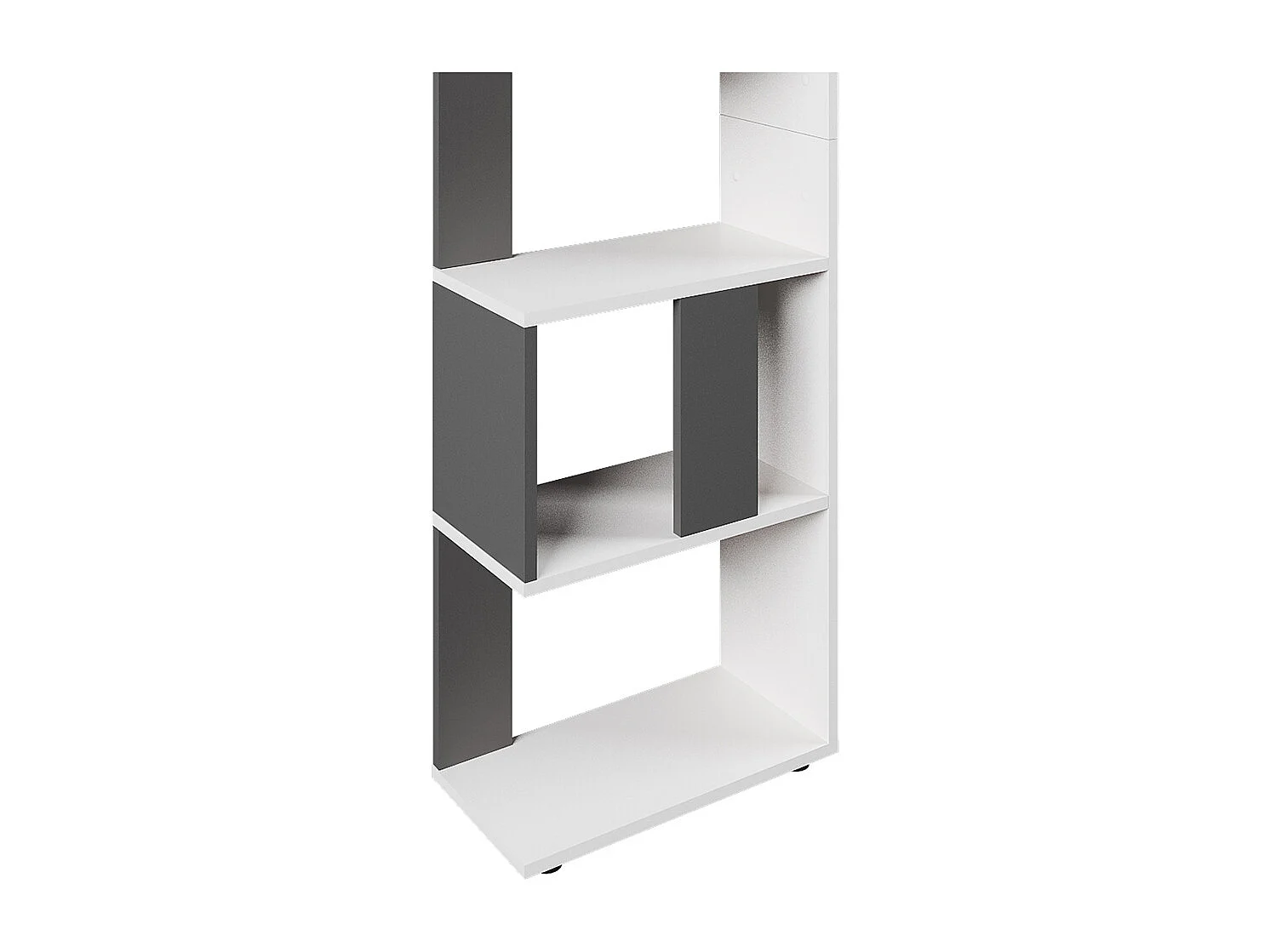 Room divider anthracite/white 45x23.6x162.6