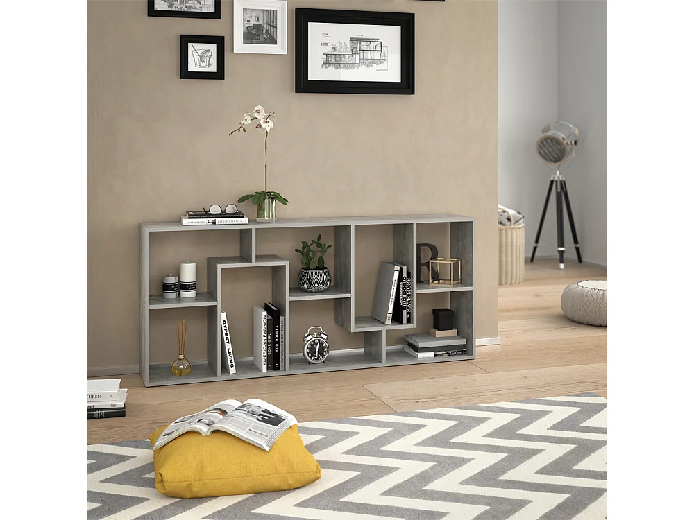 Separador de ambientes gris 160.6x25x67.2 noa