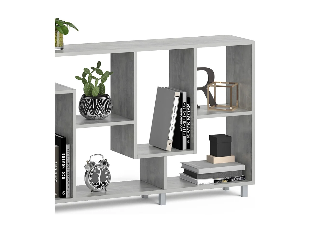 Separador de ambientes gris 160.6x25x67.2 noa