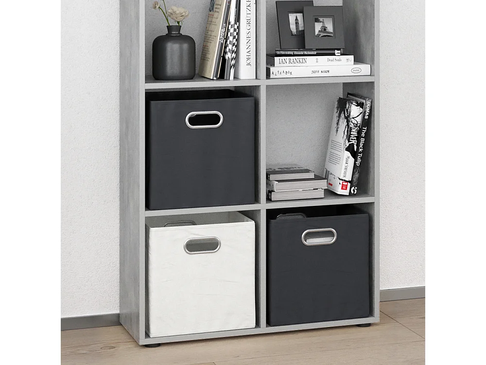 Meuble de rangement cube béton 143x29x72 scutum