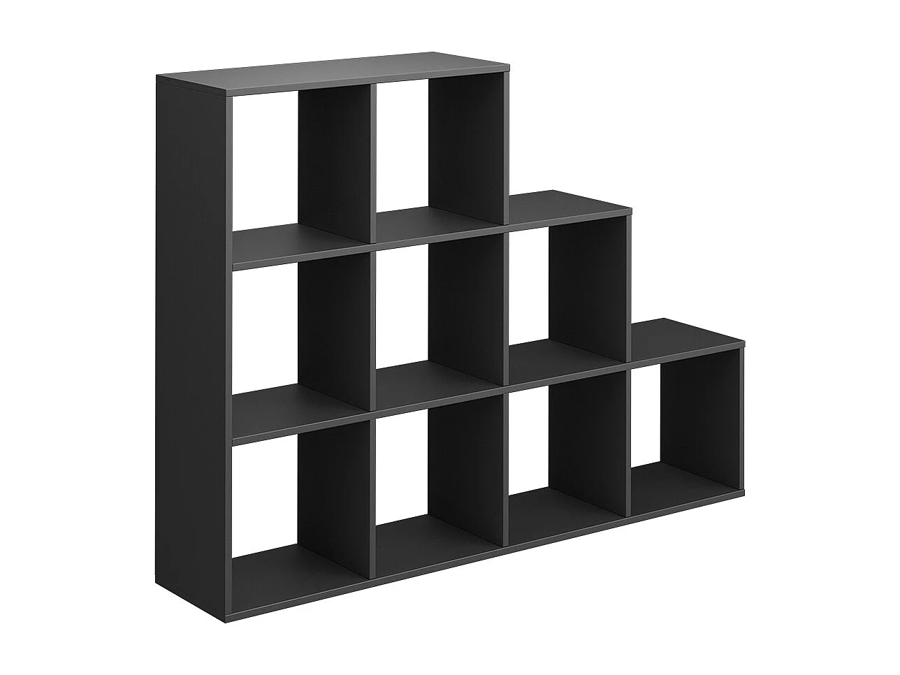 Treppenregal anthrazit 142.4x29x107.8