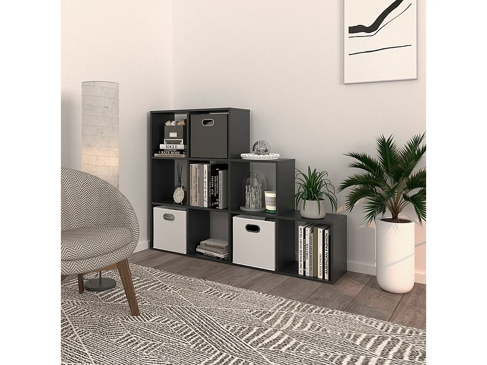 Étagère anthracite 142.4x29x107.8