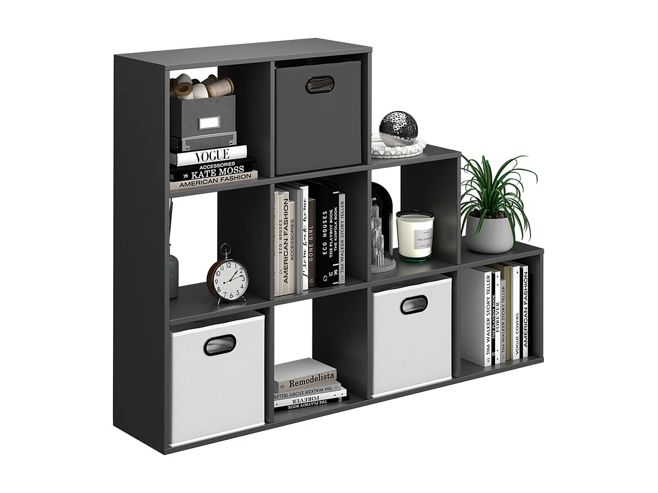 Étagère anthracite 142.4x29x107.8