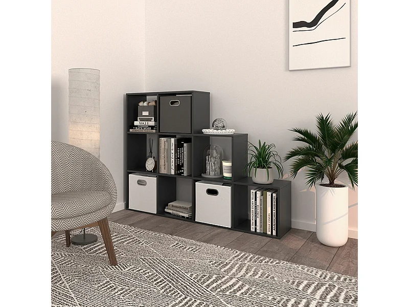 Étagère anthracite 142.4x29x107.8