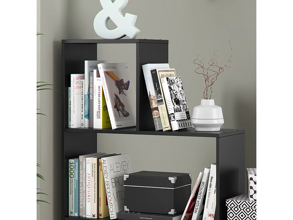 Étagère noir 116.8x29x123.2