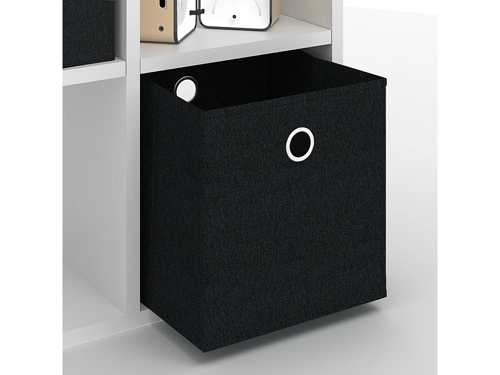 Meuble de rangement cube blanc 82.8x26x82.8 hylda