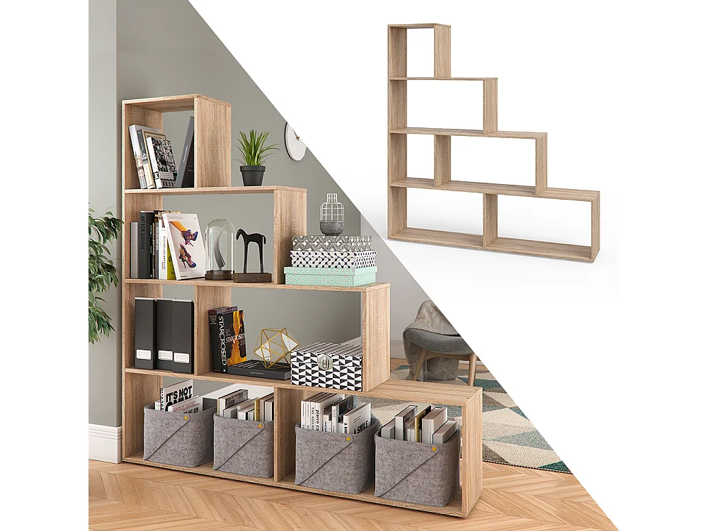 Étagère sonoma 163x29x155