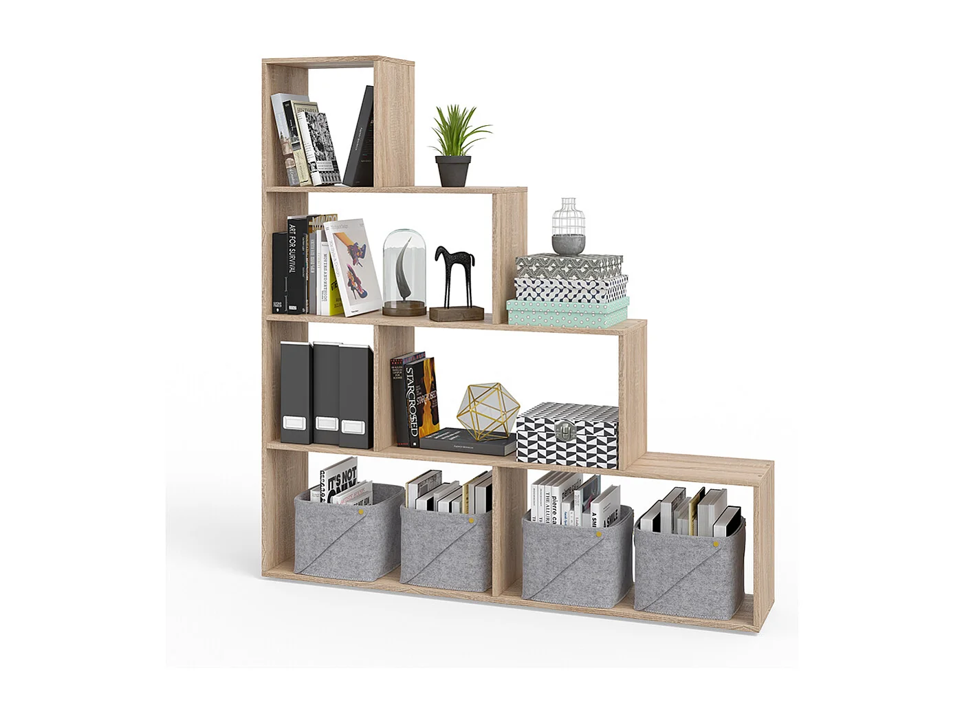 Étagère sonoma 163x29x155