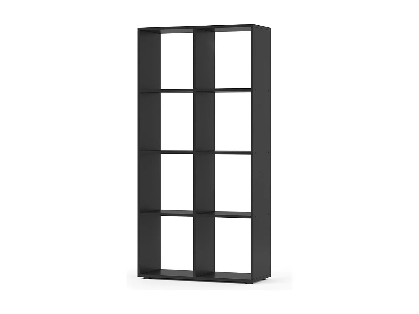 Meuble de rangement cube noir 143x29x72 scutum
