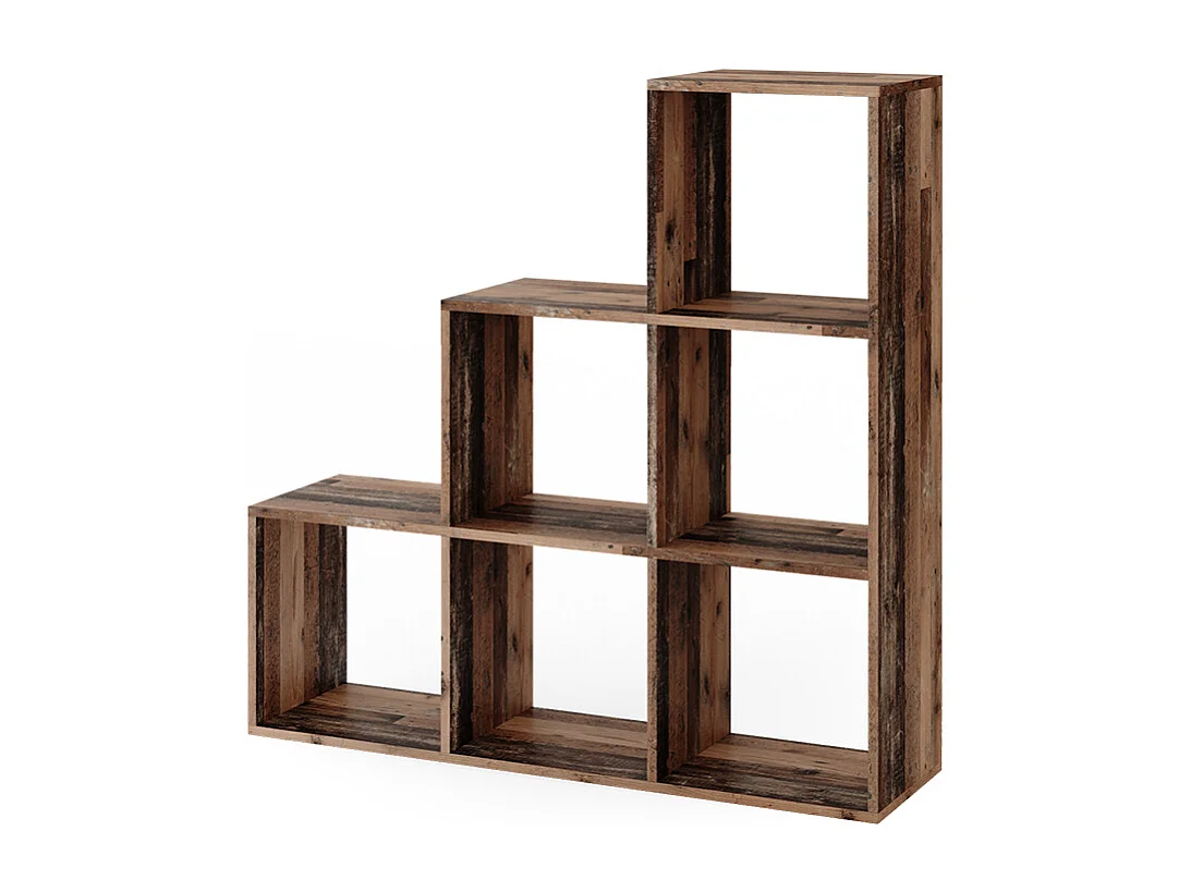 Étagère bois antique 107.2x29x107.8