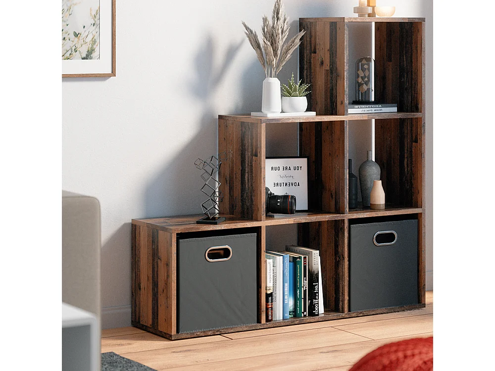 Étagère bois antique 107.2x29x107.8