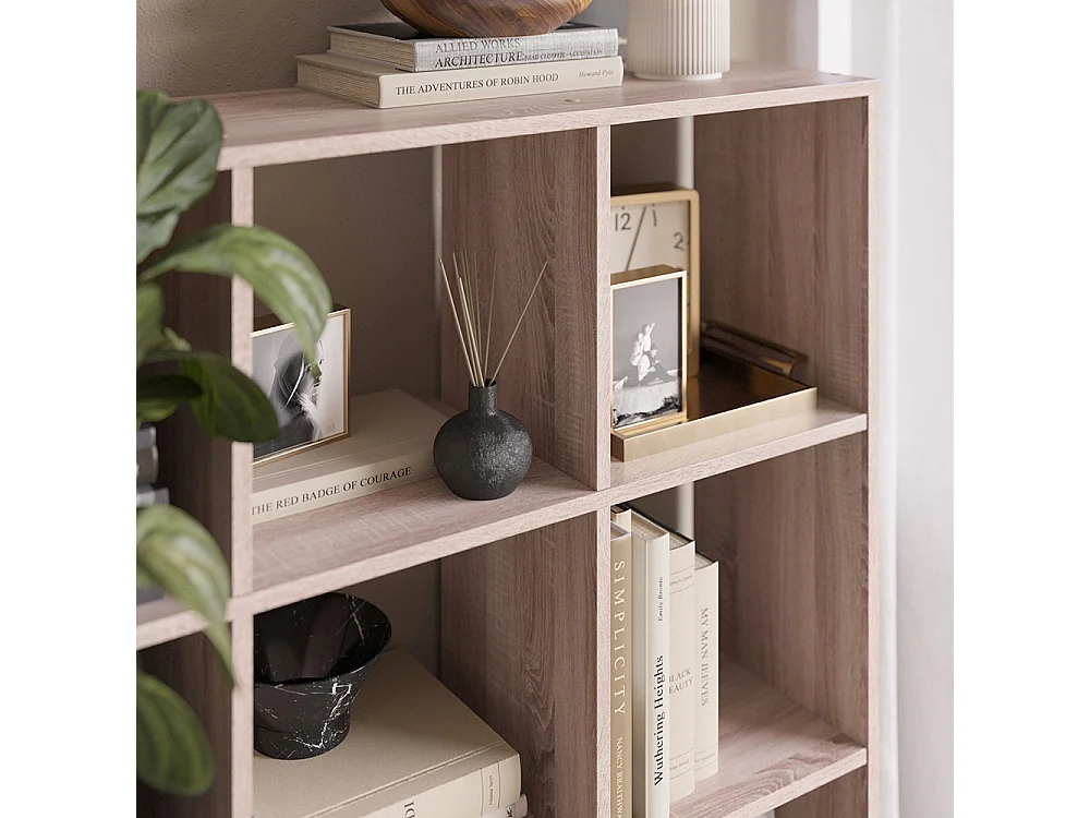 Meuble de rangement cube sonoma 104x29x108 nove