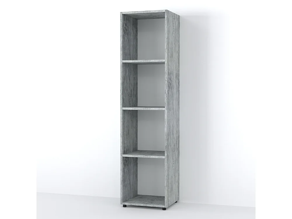 Meuble de rangement cube gris 142.5x33x36.2 ludus