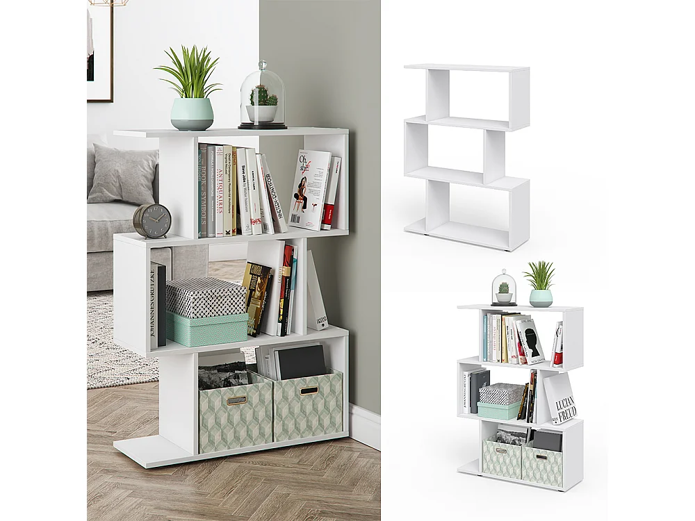 Separador de ambientes blanco 70x23.8x97.4 levio