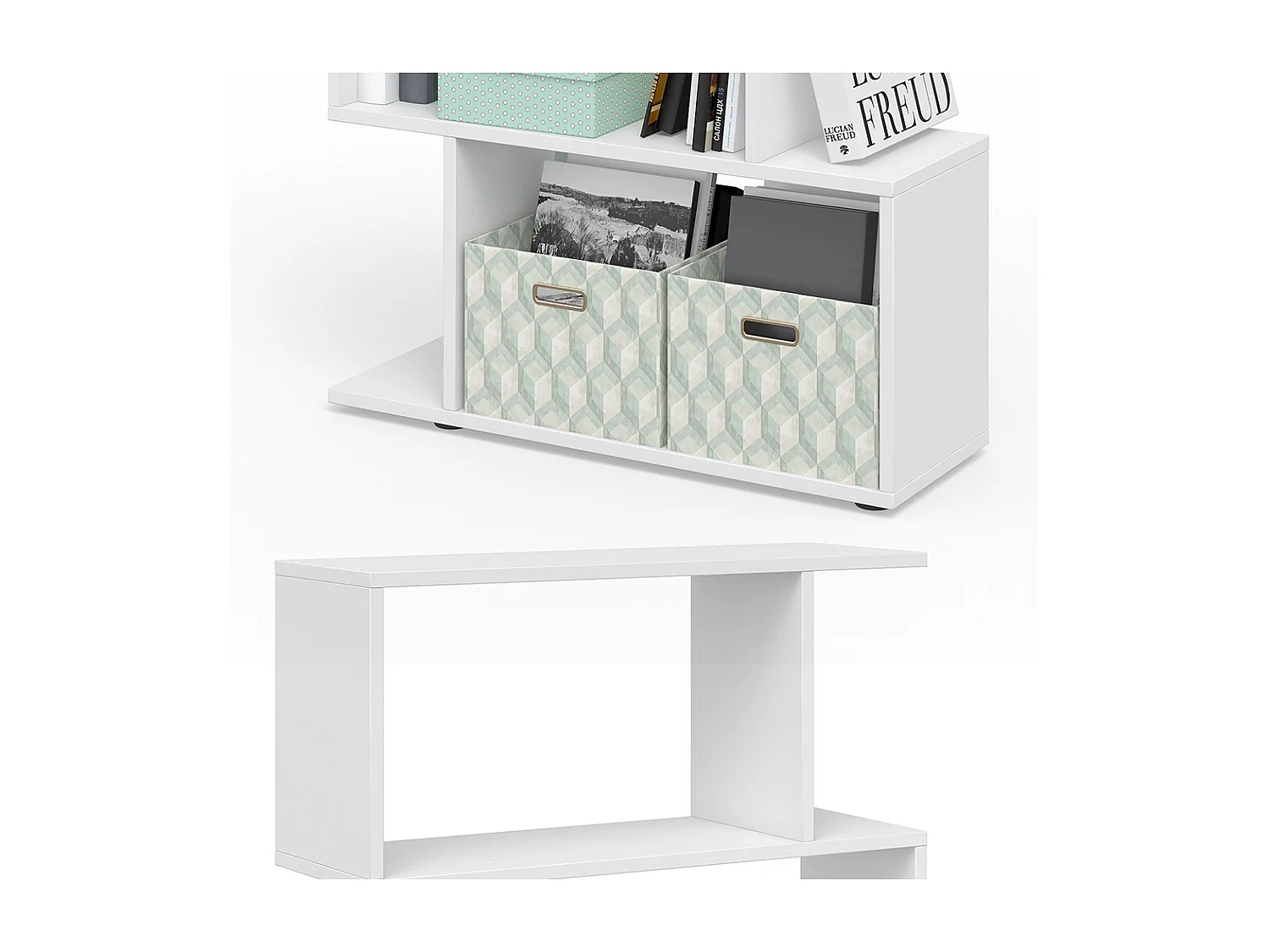 Séparateur despace blanc 70x23.8x97.4 levio