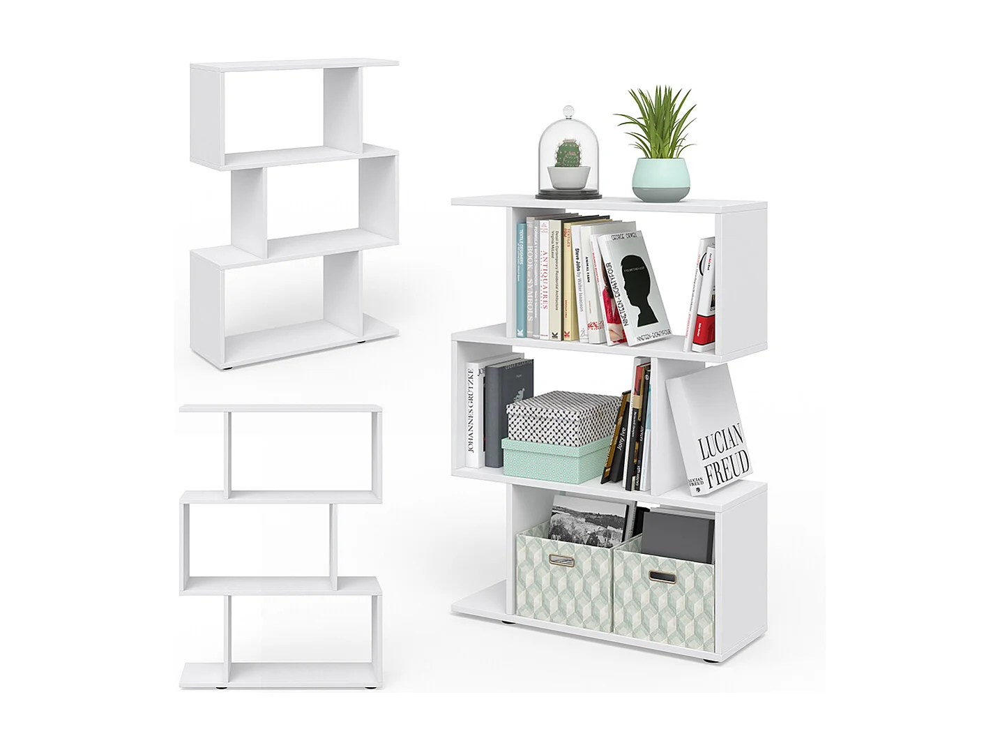 Séparateur despace blanc 70x23.8x97.4 levio