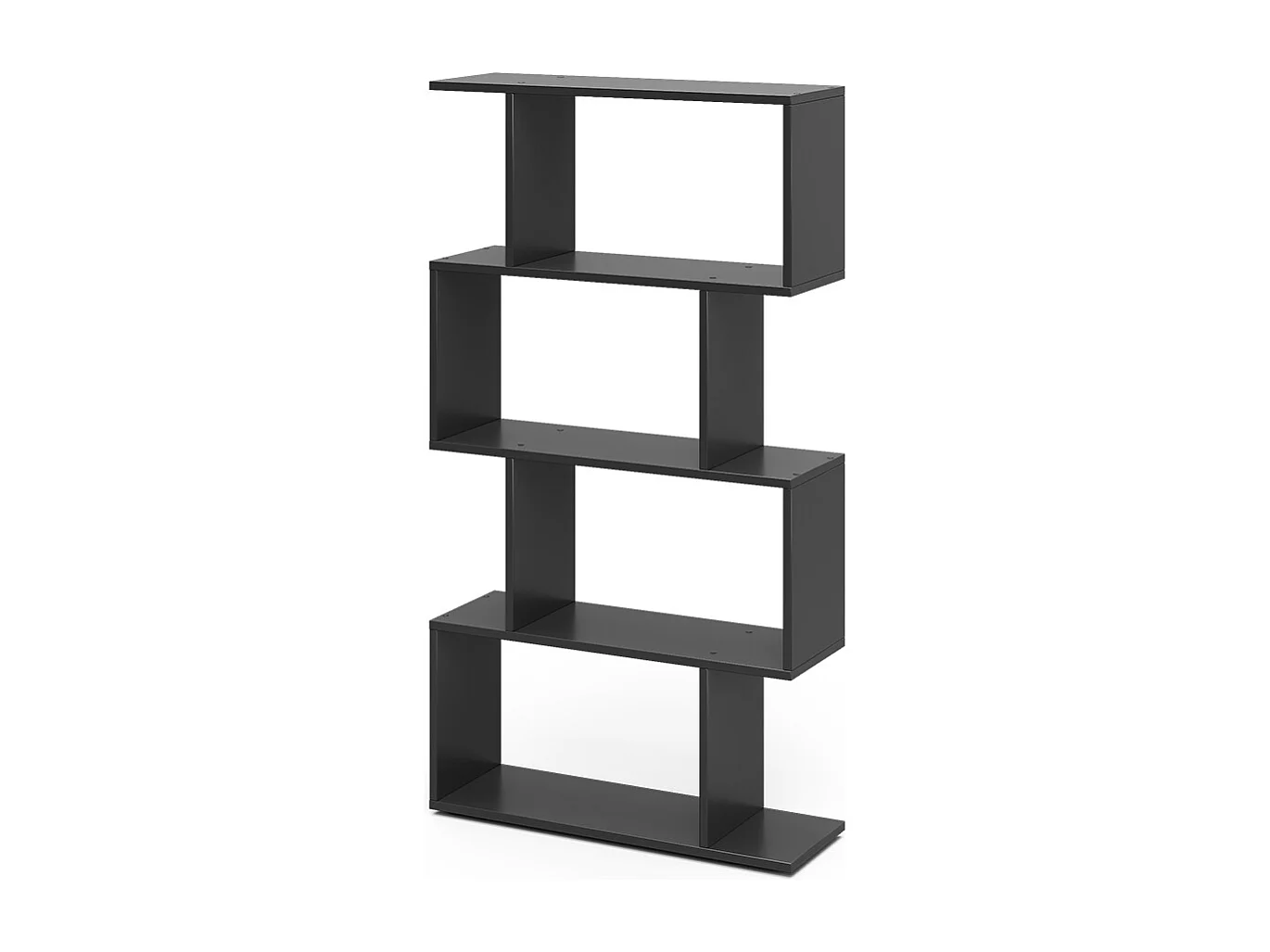 Separador de ambientes negro 70x23.8x132.1 levio