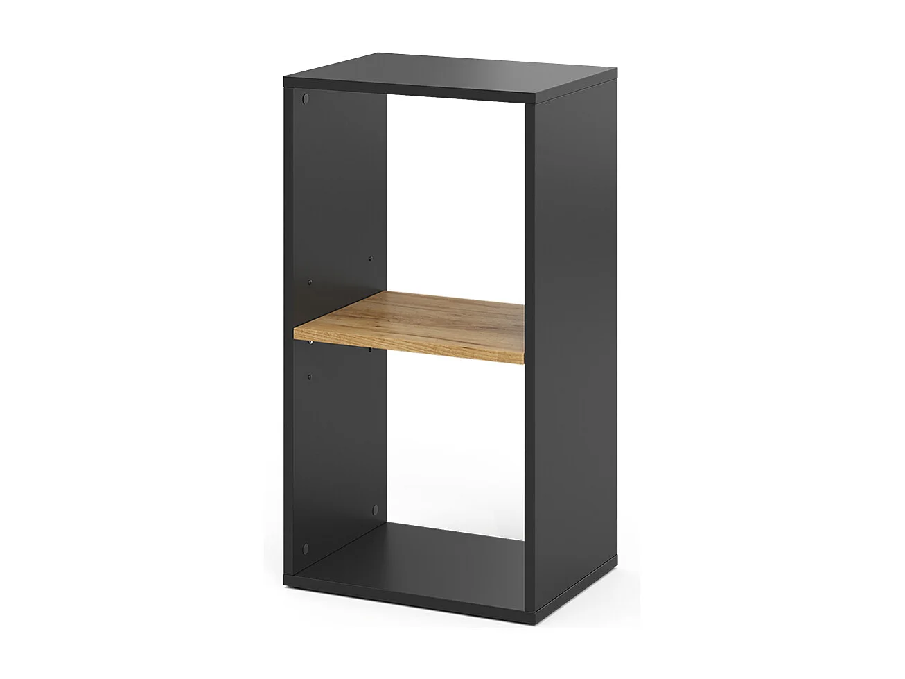Étagère à livres anthracite/chêne doré 40x30x74 tomy